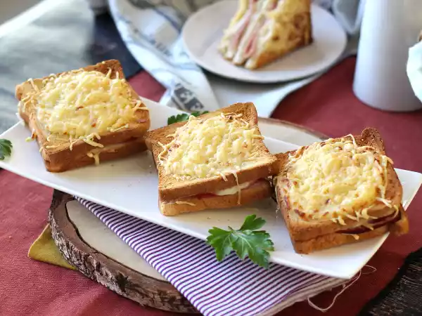 Receita Croque monsieur feito na air fryer