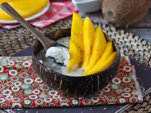 Receita Mango sticky rice, a sobremesa tailandesa super reconfortante