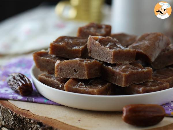 Receita Fudge de tâmara, um quadradinho cheio de energia e sabor!