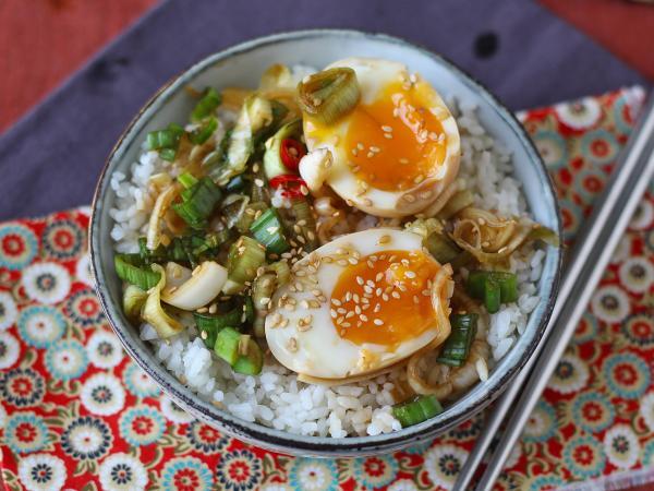 Receita Mayak gyeran - ovos marinados coreanos