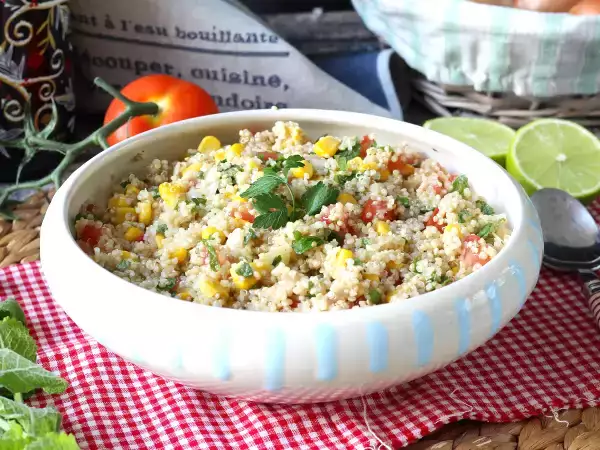 Receita Salada de quinoa com sabor de tabule: refrescante e ainda mais saudável
