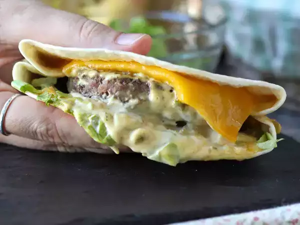 Receita Wraps no estilo big mac, rápidas, práticas e econômicas