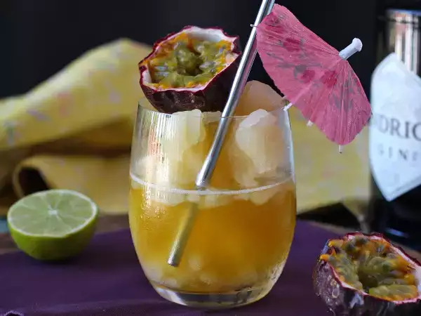 Receita Cocktail de granita de gim e maracujá, a bebida refrescante do verão!