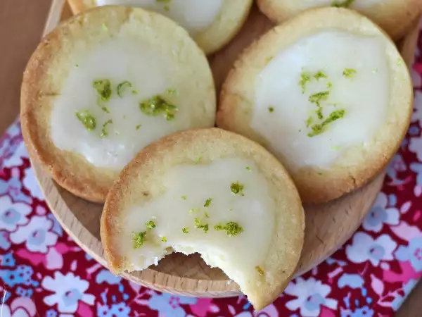 Receita Biscoito amanteigado de limão verde com glacê