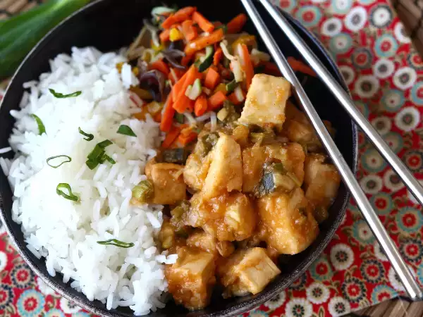 Receita Tofu à general tao (crocante e com molho agridoce)