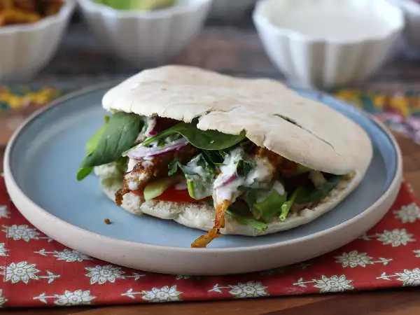 Receita Shawarma de frango na air fryer