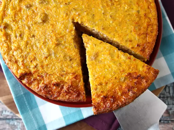 Receita Quiche sem massa com atum, cenoura e queijo cottage: fácil e rica em proteínas