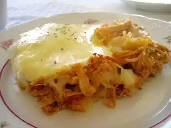 Receita Escondidinho de frango