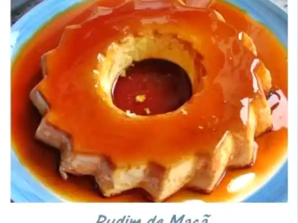 Receita Pudim de maçã