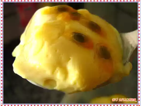 Receita Mousse de maracujá