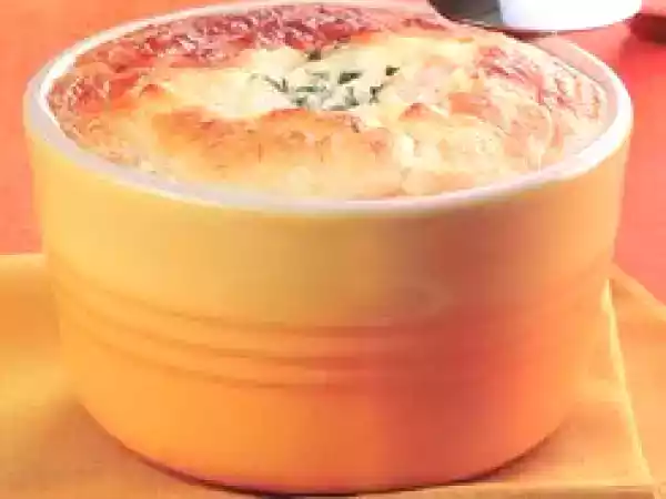 Receita Suflê de bacalhau