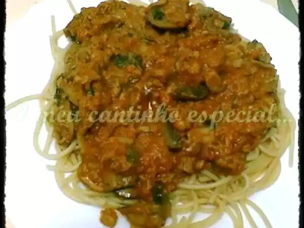 Receita Bolonhesa de atum