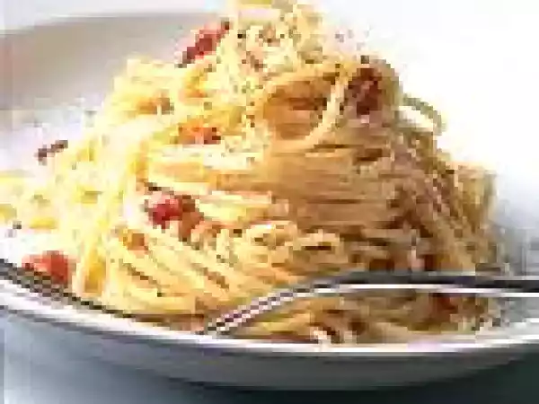 Receita Esparguete á carbonara