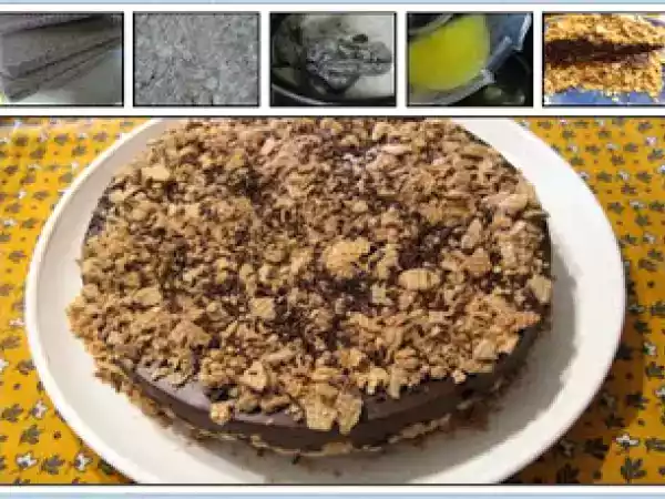 Receita Tarte de chocolate e laranja