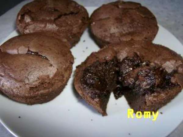 Receita Fondant de chocolate