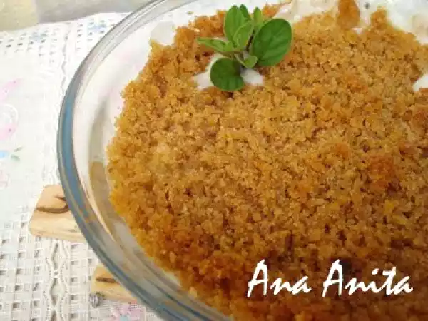 Receita Pudim de atum e ervilhas