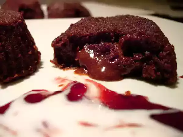 Receita Vulcão de chocolate