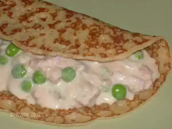 Receita Crepes de atum