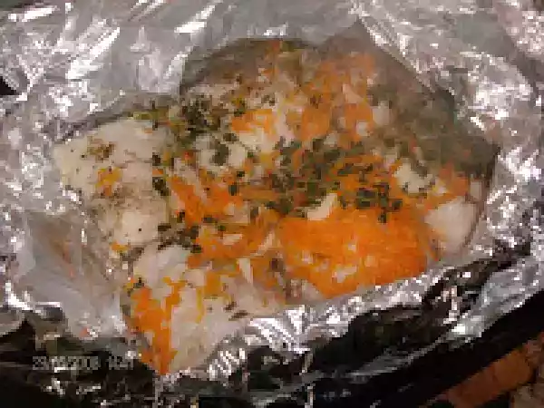 Receita Lombos de pescada aromáticos