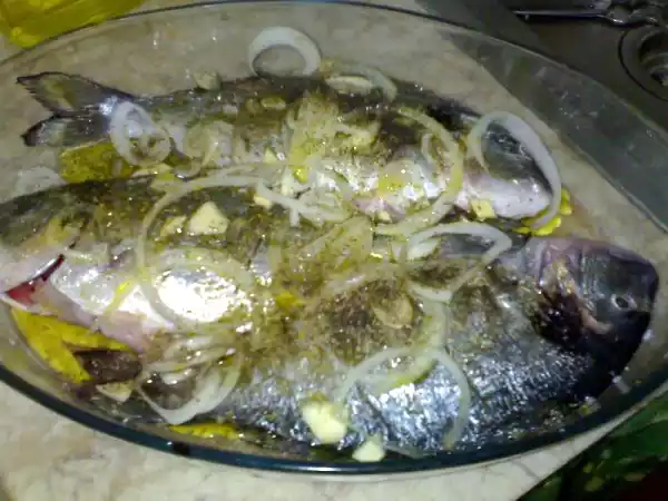 Receita Dourada no forno