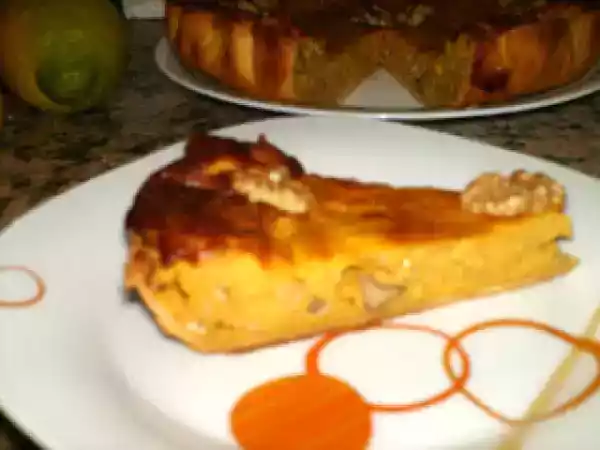 Receita Tarte de manga e nozes