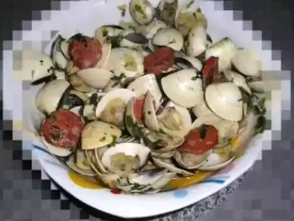 Receita Amêijoas à la risonha