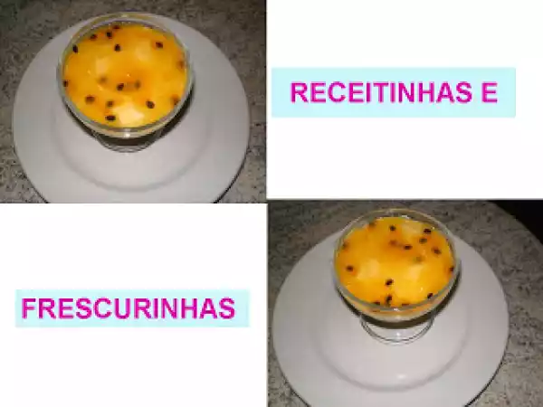 Receita Mousse de maracujá - rápida e fácil