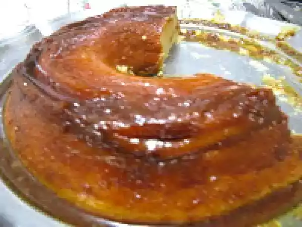 Receita (pudim) caçarola italiana- microondas