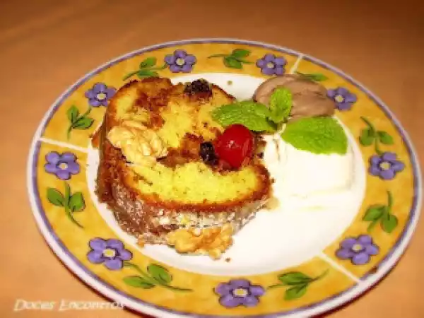 Receita Bolo alemão de natal e/ou ano novo