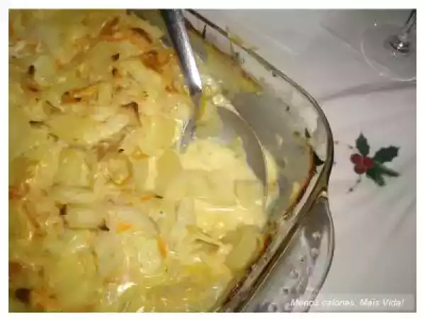 Receita Bacalhau com natas light