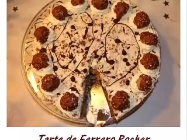 Receita Tarte de ferrero rocher
