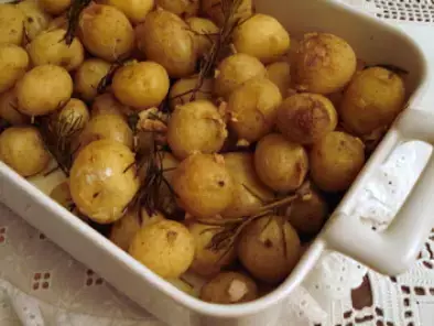 Receita Batatas no forno com alecrim