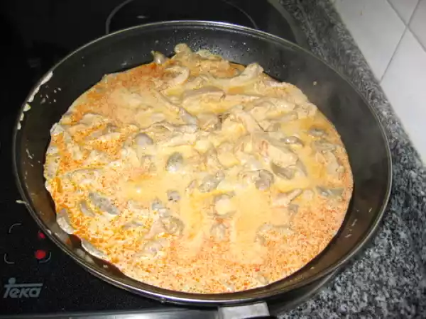 Receita .: strogonoff de perú :.