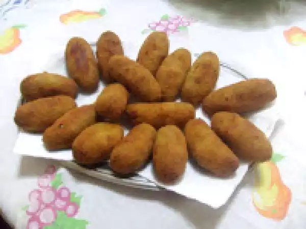 Receita Croquete de carne moida