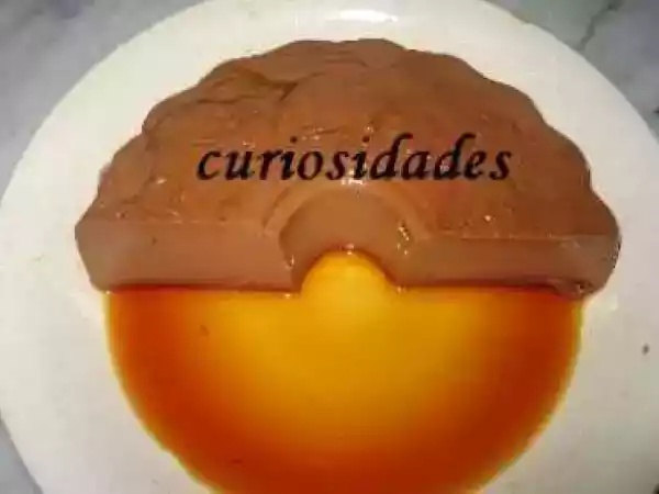 Receita Pudim flan de chocolate