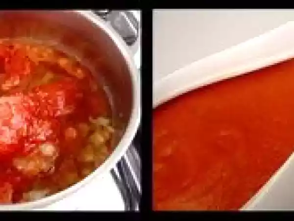 Receita Pudim de peixe & molho de tomate