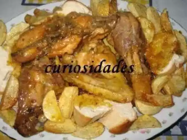 Receita Frango na púcara