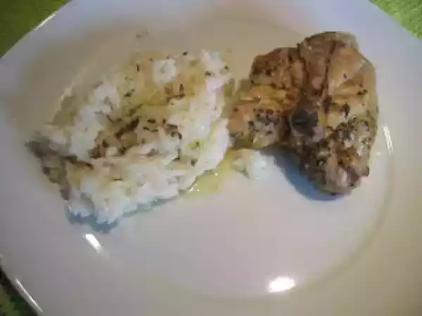 Receita Coxas de frango c/ hortelã