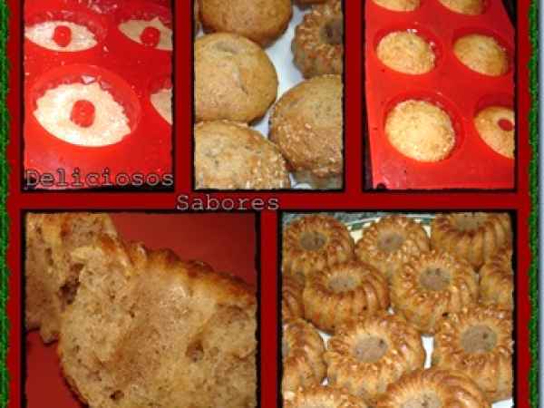 Receita Queques de banana e canela