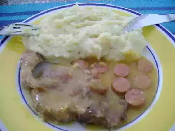 Receita Costeletas à salsicheiro