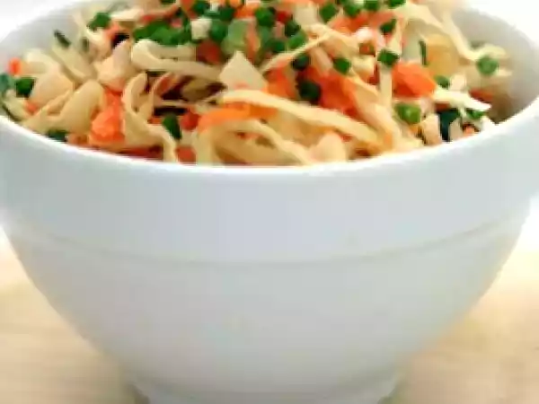 Receita Salpicão vegetariano de repolho
