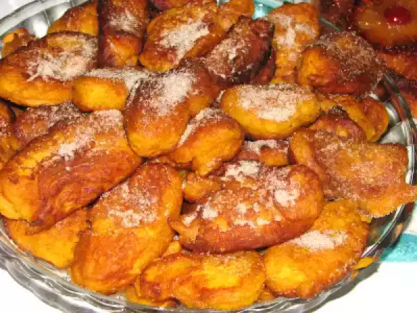 Receita Filhós de abobora