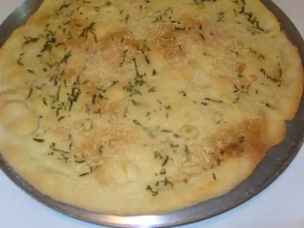 Receita Pizza bianca romana