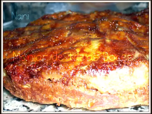 Receita Tarte de maçã, nozes, passas, canela e açúcar caramelizado