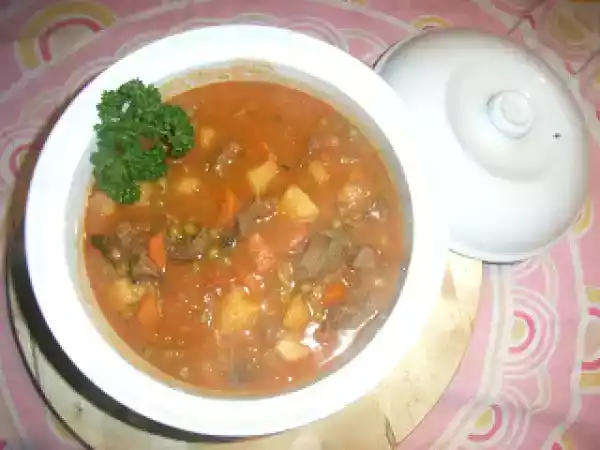 Receita Jardineira de carne.
