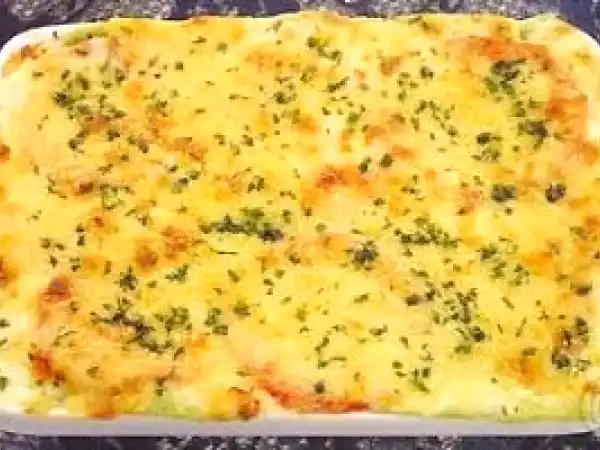 Receita Lasanha de beringela ao molho branco