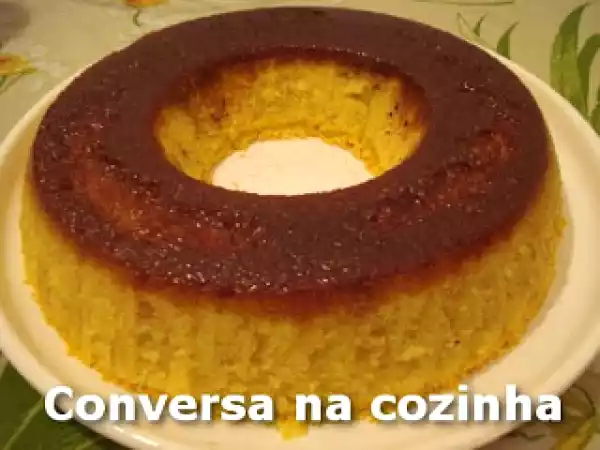 Receita Pudim de tapioca