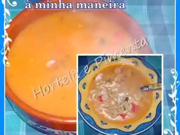 Receita Massinha de peixe à minha moda