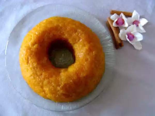 Receita Pudim de abóbora e cenoura