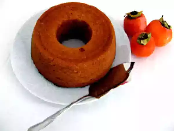 Receita Bolo de dióspiro (caqui)